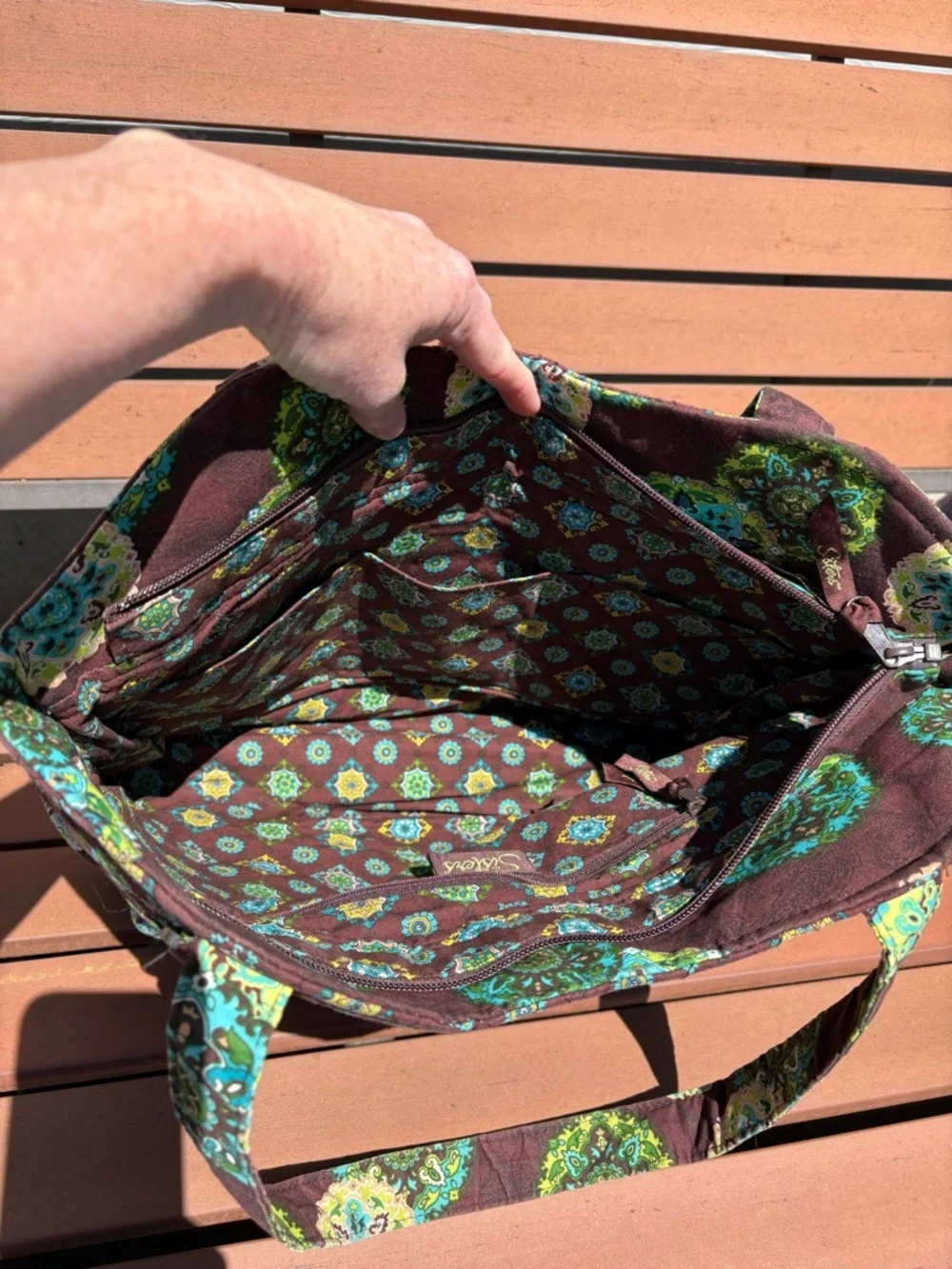 Longaberger Sisters Zippered Large Tote